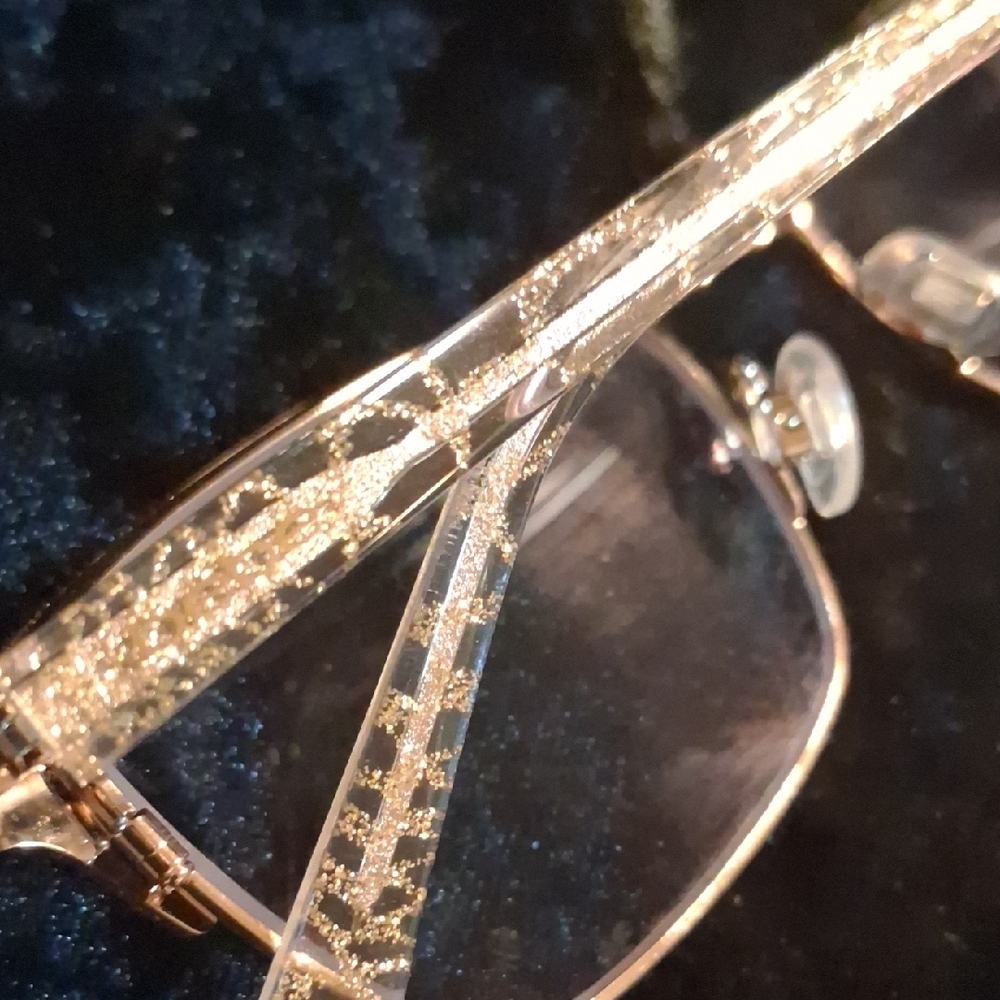 Bebe Black and Gold Glasses - Picture 8 of 11